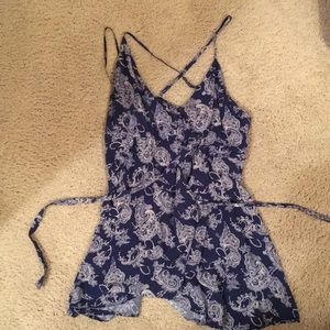 Wrap-around tank top